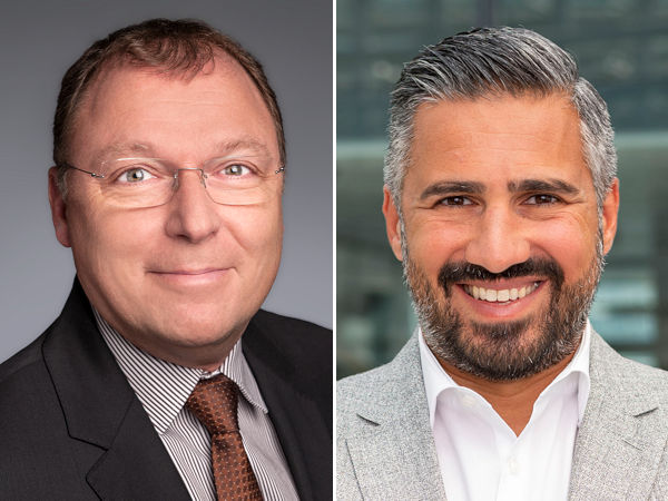 Holschumacher Dr. Ralf links und Taneja Anish K.