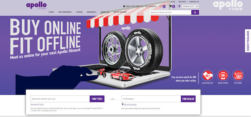 Apollo Tyres Direktvermarktung tb