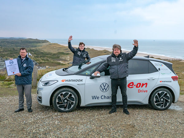 Hankook Weltrekord bei ID.3 Deutschlandtour