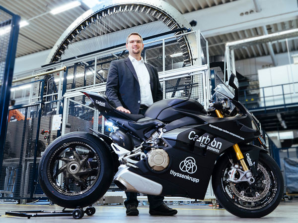 ThyssenKrupp Carbon Components Carbonfelgen fuer Ducati Panigale V4