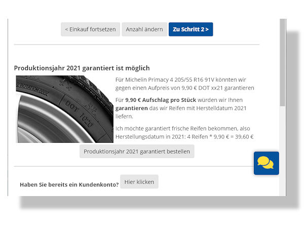 Delticom garantiert frische DOT bei ReifenDirekt