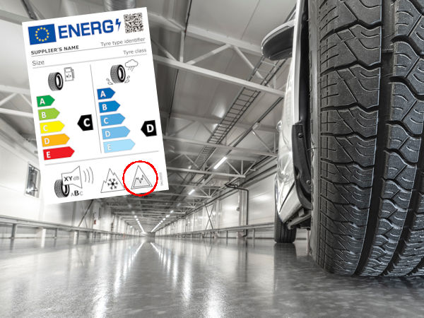 Da das ab 1. Mai neue Reifenlabel auch eine Kennzeichnung hinsichtlich des Eisgrips von Reifen (rote Markierung) enthalten soll, verweist Test World auf seine diesbezüglichen Indoor-Prüfmöglichkeiten zum Nachweis entsprechender Eigenschaften (Bild: Test World)