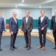 Von links: Prof. Dr. Stefan Asenkerschbaumer und Franz Fehrenbach mit Dr. Christof Bosch als Vertreter der Familie Bosch sowie Dr. Volkmar Denner und Dr. Stefan Hartung (Bild: Bosch)