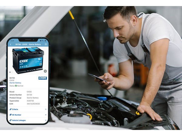 Mittels Exides „Battery Finder“ sollen sich die „bedarfsgerechte Batterie schnell und bequem ermitteln“ lassen (Bild: Exide Technologies)