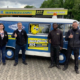Das Quick-Team in Braunschweig um Gregor Rydz (Zweiter von links), der mit seiner neu gegründeten IP Tyres38 GmbH den Betrieb im Bültenweg 49 von Richard Kaltschmidt übernimmt (Bild: IP Tyres38 GmbH/Quick Reifendiscount)