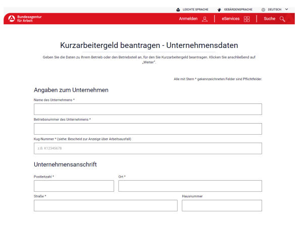 Kurzarbeitergeld klein