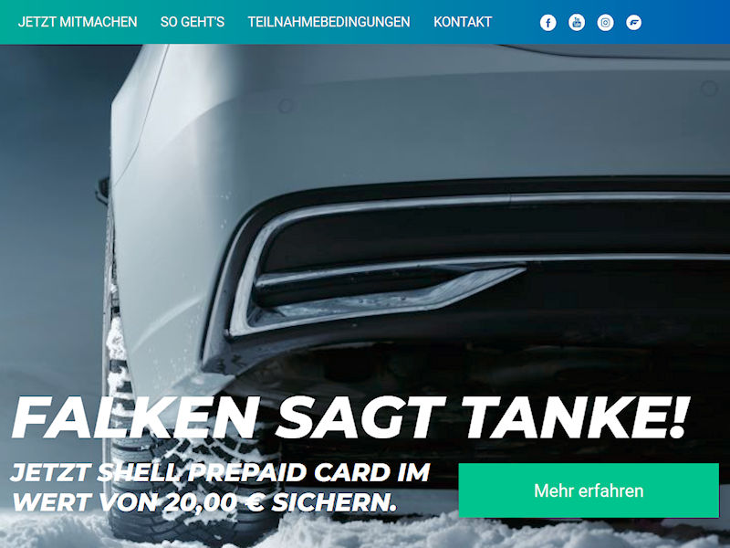 Falken sagt Tanke tb