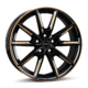 BORBET LX18 black glossy gold spoke rim 002