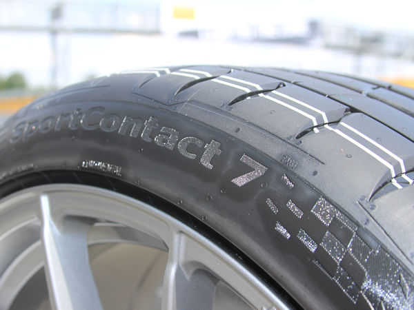 Anfang September erst hat Continental mit dem „SportContact 7“ sein neues Flaggschiffmodell im Segment Pkw-Sommerreifen offiziell vorgestellt (Bild: NRZ/Christian Marx)