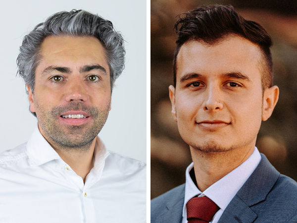 Ziehen ein positives Zwischenfazit der bisherigen Zusammenarbeit beider Unternehmen: Repareo-CEO Philipp Haac (links) und Alonso Moran-Fabian, Leiter E-Commerce & Digital bei Euromaster (Bilder: Euromaster)
