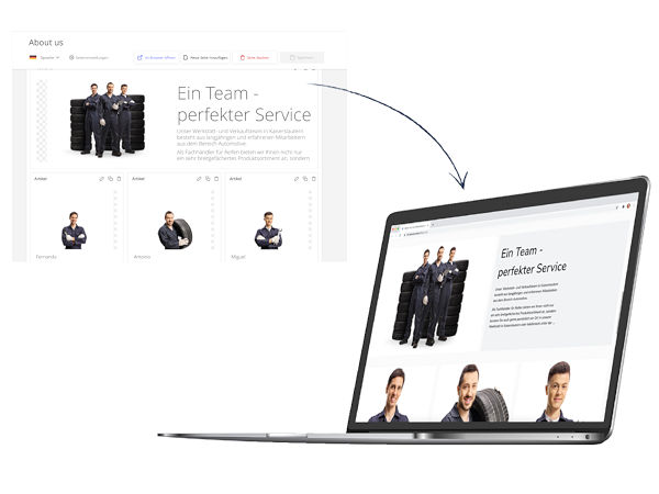 Als Vorteil der in Zusammenarbeit mit dem Handel entwickelten Komplettlösung „Alzura Shop“ wird deren Einfachheit herausgestellt: Ohne HTML-Kenntnisse sollen sich mit wenigen Klicks Produkte und Leistungen online zur Verfügung stellen lassen (Bild: Saitow AG)
