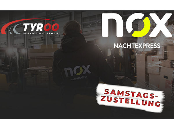 Tyroo bietet Kunden nun die Möglichkeit, sich Pkw- und Zweiradreifen im Expressverfahren über Nacht – auch am Samstag – zustellen zu lassen (Bild: Tyroo)