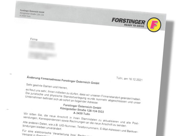 Die Zentrale der Forstinger Österreich GmbH ist von Traismauer nach Tulln um- und damit näher an Wien herangezogen (Bild: Forstinger)