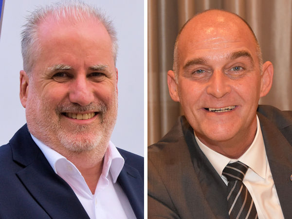 Bernhard Hoffmann (links) führt den ASA-Fachbereich Reifenservice und Achsmessgeräte auch in den kommenden zwei Jahren weiter an und wird dabei durch Jens-Peter Mayer als sein neuer Stellvertreter unterstützt (Bilder: ASA)