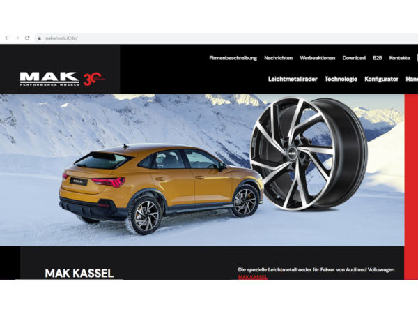 Mak neue Webseite klein