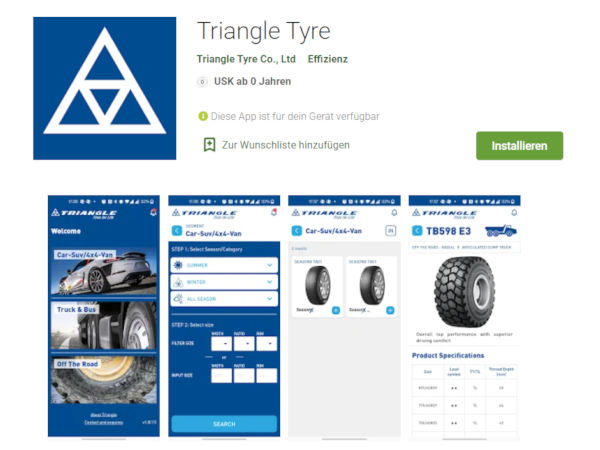 Triangle App klein