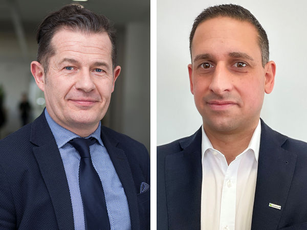 Thierry Vanengelandt (links) – bisher Franchisedirektor Deutschland und Österreich bei Euromaster – will sich beruflich neu orientieren, weshalb mit Jahresbeginn 2022 Markus Popp seinen Aufgabenbereich bei der Michelin-Handelstochter übernehmen wird (Bilder: Euromaster)