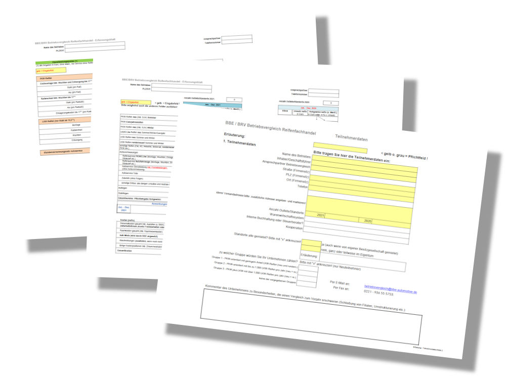 BRV-Mitgliedbetriebe, die sich am Betriebsvergleich den Zeitraum Januar bis Dezember 2021 betreffend beteiligen möchten, sollten den Einsendeschluss 16. Februar für die dafür sowohl im Excel- als auch im PDF-Format zur Verfügung gestellten Erfassungsblätter im Blick haben (Bild: BRV)