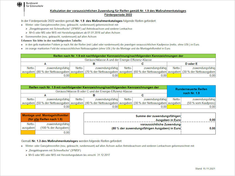 De minimis 2022 tb
