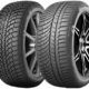 So wie es aussieht, wird Kumhos neuer „WinterCraft WP72“ (rechts) wohl zur nächsten Wintersaison in zunächst 46 Größen für Felgendurchmesser von 16 bis 20 Zoll in den Markt rollen und sich damit anschicken, den bisherigen „WinterCraft WP71“ abzulösen (Bilder: Kumho)