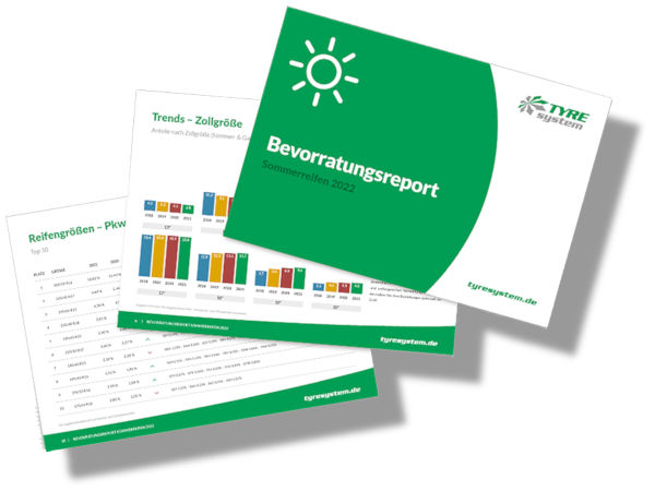 Geht der Trend zu Ganzjahres- statt Sommerreifen, sind Premium- oder Low-Budget-Reifen gefragter und welche Reifengrößen waren für Pkw, Transporter und Offroadfahrzeuge am gefragtesten? Der Bevorratungsreport Sommer 2022 soll bei der Beantwortung solcher Fragen Hilfestellung leisten (Bild: RSU)