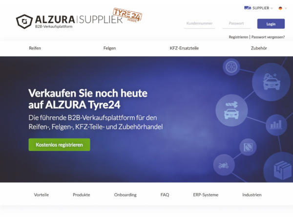 Supllier Login klein