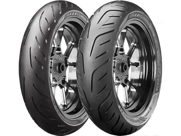 Der „Supermaxx SC“ ist für den BMW-Elektroroller und andere Maxi-Scooter erhältlich in den Dimensionen 120/70 R15 56H TL fürs Vorder- und 160/60 R15 67H TL fürs Hinterrad (Bild: Maxxis International)
