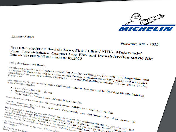 Michelin KB Preise tb