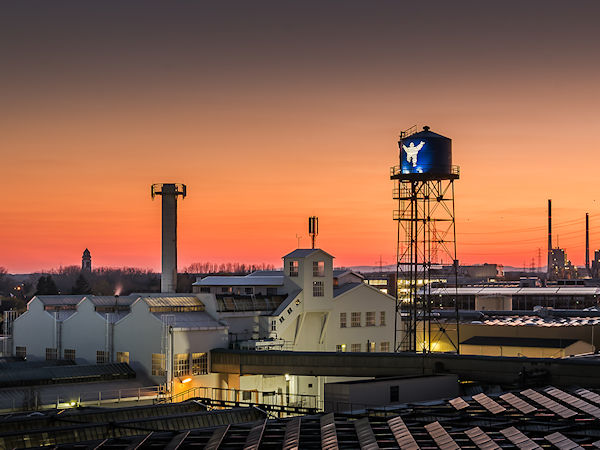 Michelin Werk Karlsruhe Wasserturm tb