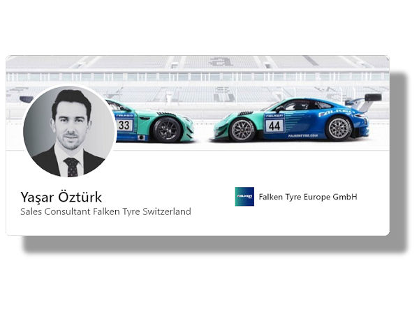 Nach vorherigen Stationen bei Starco und der Conti-Handelskette Adam Touring steht Yaşar Öztürk jetzt in Diensten der Falken Tyre Europe GmbH (Bild: LinkedIn/Screenshot)