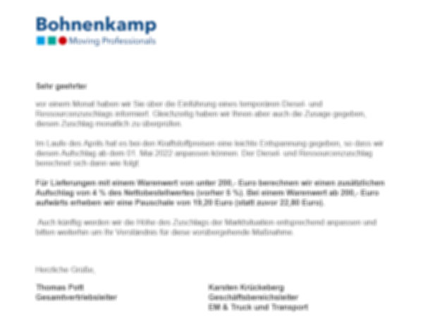 Bohnenkamp klein