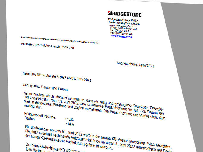 Bridgestone KB Preise tb