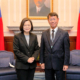 Jimmy Yang w Taiwan president Tsai Ing Wen National Quality Award Kenda tb