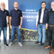 Kraiburg Austria hat Anfang Mai sein Team mit Christian Wolf (Zweiter von links) und Anel Kubat (Zweiter von rechts) verstärkt – Roland Schutte (links) und Holger Düx, Leiter Produktmanagement respektive Vertriebsleiter bei dem oberösterreichischen Unternehmen, freuen sich über die beiden Neuzugänge (Bild: Kraiburg Austria)
