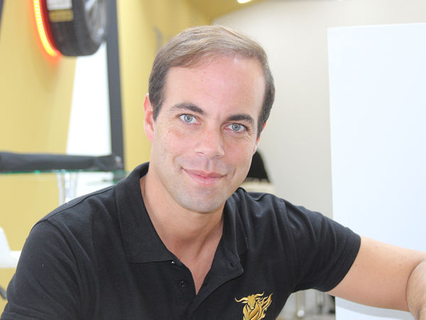 „Die Reifen unserer Eigenmarke MatraX werden in Taiwan bei Federal und Nankang produziert“, erklärt André Bandeira, Managing Director der Alves Bandeira Group (Bild: NRZ/Christian Marx)