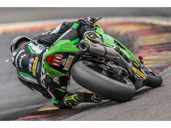 Bei Tests im Vorfeld des EWC-Laufes in Spa-Francorchamps stand für Teams wie dem von Dunlop ausgerüsteten Rennstall Webike SRC Kawasaki France Trickstar im Vordergrund, sich mit dem Kurs vertraut zu machen, denn die Serie war zuletzt von 21 Jahren dort zu Gast (Bild: Goodyear)