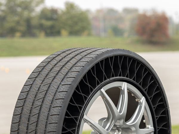 Mit den von ihm entwickelten Luftlosreifen will Goordyear die Zukunft des multimodalen Verkehrs unterstützen und gleichzeitig die Nachhaltigkeit verbessern (Bild: Goodyear)