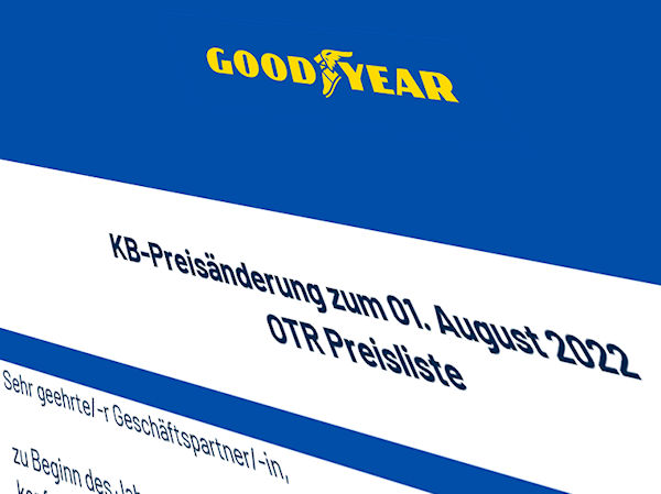 Goodyear OTR Preiserhoehung tb