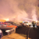 Durch den Brand ist es nach Angaben der Einsatzkräfte zu keiner unmittelbaren Gefährdung von Personen gekommen – jedoch sei die Rauchentwicklung aufgrund der brennenden Reifenteile zeitweise sehr stark gewesen (Bild: Feuerwehr Dortmund)