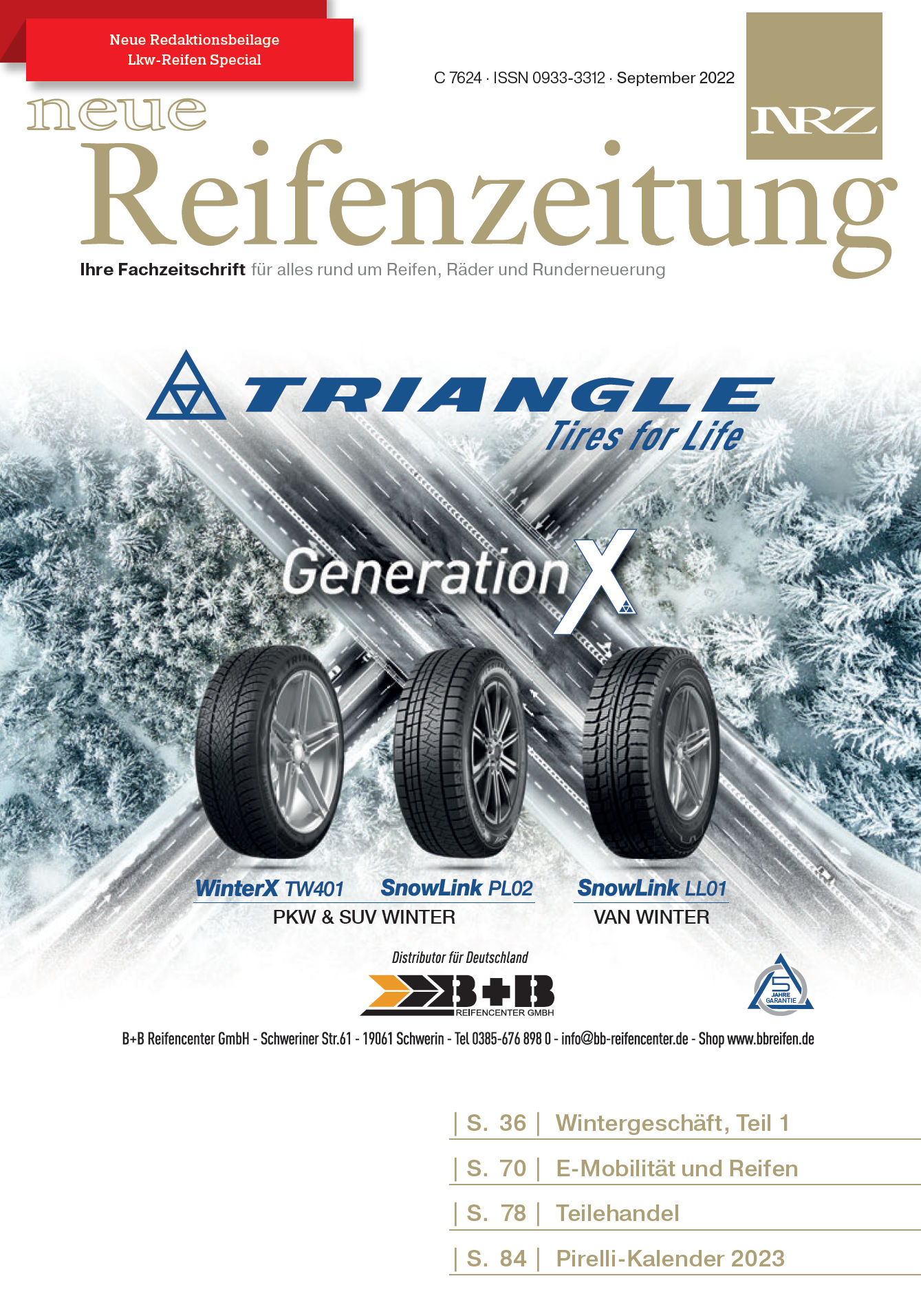 NEUE REIFENZEITUNG 09 2022 Titel