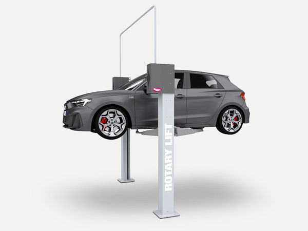 Die neuen Hebebühnen der „Tomorrow Series“ der Marke Rotary sollen sich unter anderem durch um bis zu 20 Prozent verkürzte Installationszeiten auszeichnen (Bild: VSG)