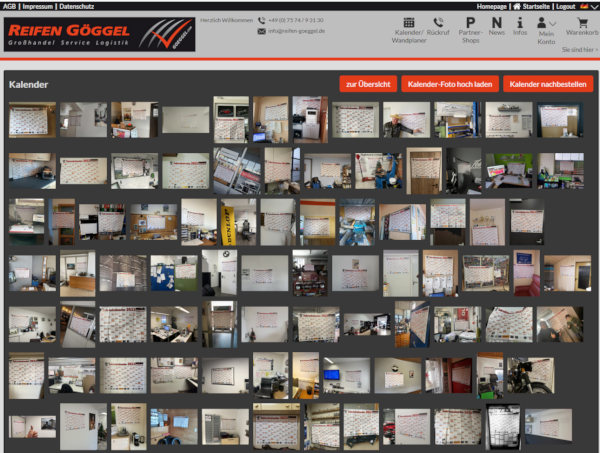 Wandkalender Goeggel
