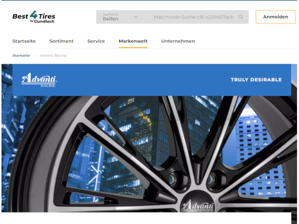 Best4Tires Advanti RAcing