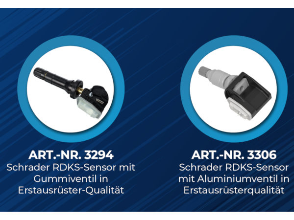 Schrader neue OE Ersatzsensoren