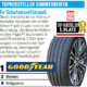 Dass Goodyear diesmal das Rennen als „Tophersteller Sommerreifen“ gemacht hat, wird damit begründet, dass Produkte der Marke gleich dreimal „mit vorbildlichem Ergebnis ganz vorn in der Beurteilung landeten“ (Bild: AutoBild)
