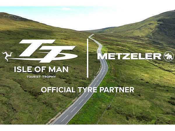 Für die Jahre 2023 bis 2027 Metzeler nun zu den offiziellen Sponsorenmarken der Tourist Trophy auf der Isle of Man (Bild: Metzeler)