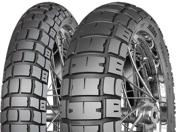 Ab Mai kommt der „Enduro Trail-ADV” von Mitas in zunächst zwei Größen – 120/70 ZR19 60W fürs Vorder- und 170/60 ZR17 72W fürs Hinterrad – in den Markt, weitere Dimensionen sind aber bereits angekündigt (Bild: Trelleborg)