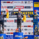 Während Max Nagl (von links) auf Gibson-Reifen Ende Mai im dänischen Randers Dritter wurde, bescherten Tom Koch und Maximilian Spies dem Reifenhersteller Bridgestone dort einen Doppelsieg (Bild: ADAC/Steve Bauerschmid)