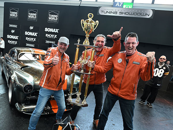 Mit einem Mercury Coupé hat sich Knud Tiroch aus Österreich den Sieg beim European Tuning Showdown 2023 gesichert (Bild: Messe Friedrichshafen)