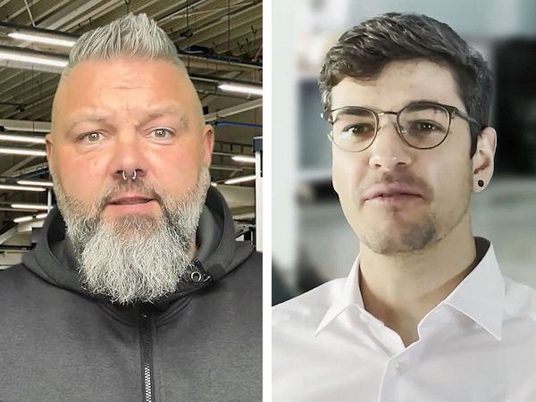 Sebastian Przewloka (links) und David Forti von Schraders technischem Schulungsteam vermitteln Teilnehmern an der einstündigen Onlineveranstaltung die Grundlagen respektive alles Wissenswerte über die Fehlersuche und Wartung von RDKS (Bilder: Schrader/Screenshots)